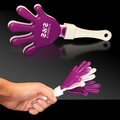 7" Hand Clapper - Light Purple & White